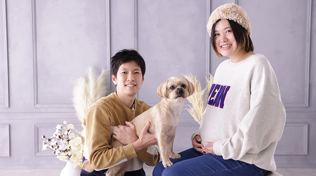 ペットとのマタニティフォト